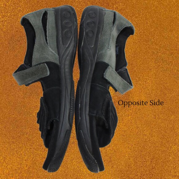 Therafit Lola Black Grey Plantar Fasciitis Friendly Sandal, Size 39 (8.5 - 9) - Picture 8 of 12